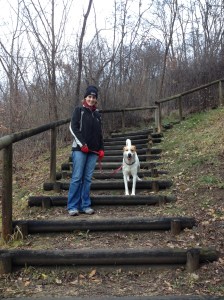 There is always a dog happy to be walked