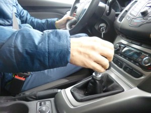 Gear stick on the other side