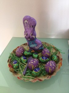 This Milka surprise was waiting for me on my return.