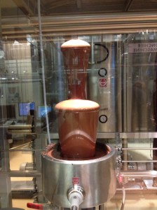 Liquid chocolate... as much as you like... and there were about 20 just like this in the room.