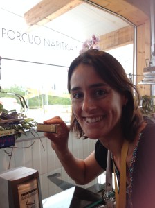 Mini bars to drop into warm milk to make hot chocolate... bliss!