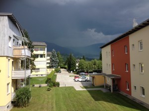 Here comes the daily storm