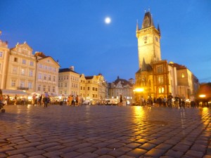 Prague by night