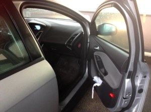 Getting in wrong side of car