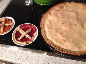 First pie attempt in a tart dish... unacceptable.