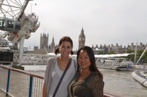 Catching up with an old friend in London