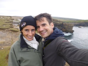 It was a little windy on the Orkney Islands