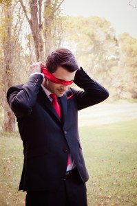 Thomas seeing me for the first time in my dress