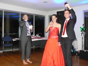 A short wedding toast