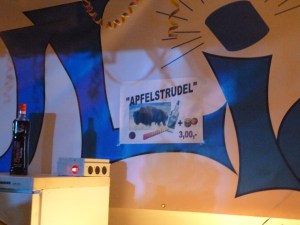 Apple strudel! Looks tasty!