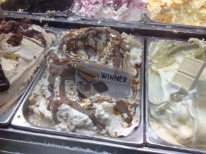 Lunch usually included an ice cream... can't go past this flavour