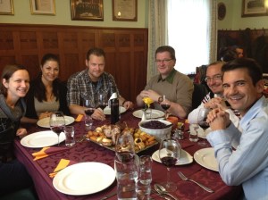 Eating goose in Austria