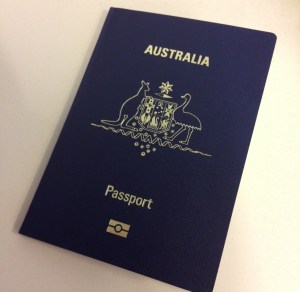 New Austrlian passport