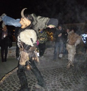 Krampus taking kids away