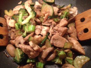 Delicious diet stir fry
