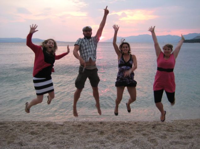 Having a ball in Croatia