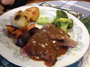 Roast lamb