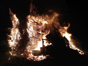 Easter fire austria