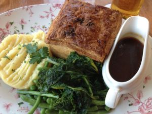 steak and ale pie, brighton, UK