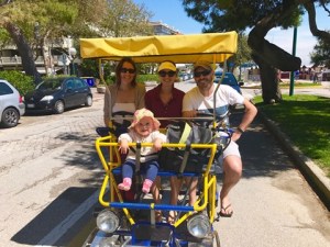 Brother niece visit Italy