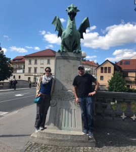 Brother niece visit Slovenia