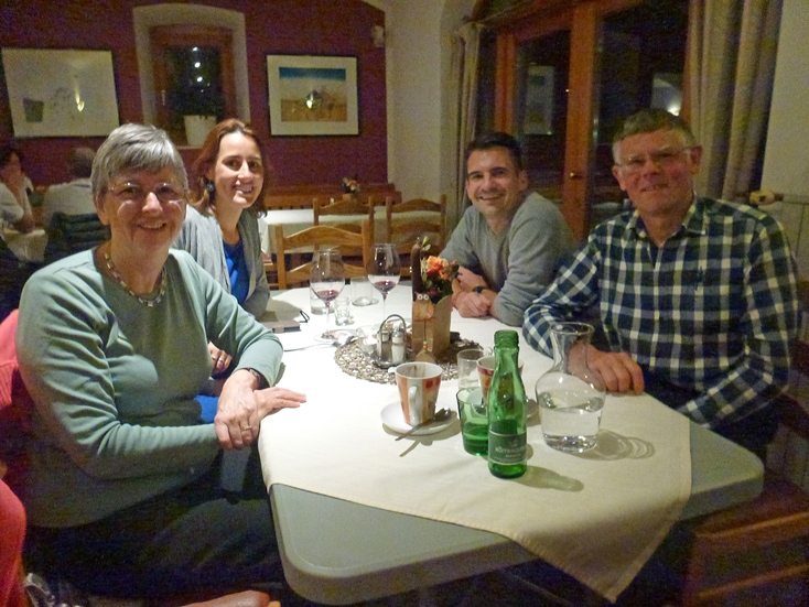 Parents visit restaurant food