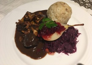 Parents visit restaurant food