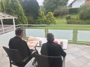 Parents visit terrace