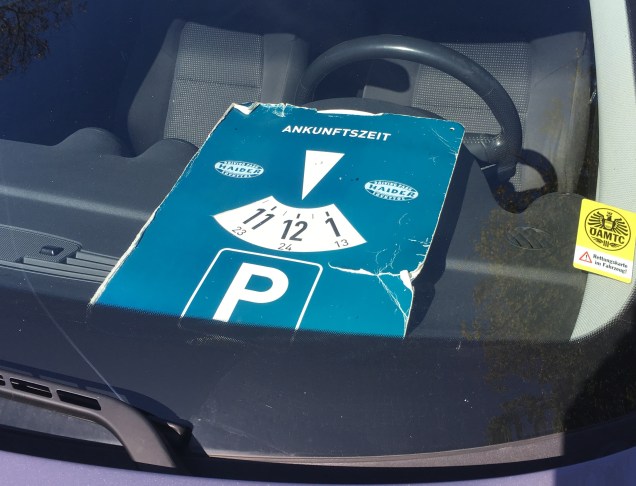 Austria clock parking