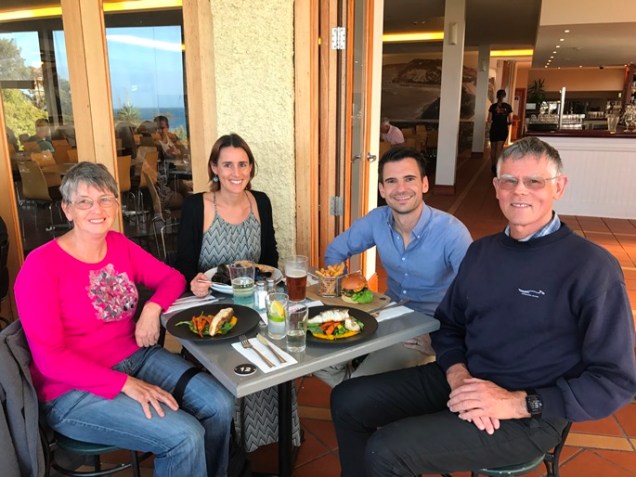 Australia - catching up with family Portsea Pub