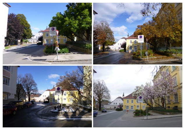 Four seasons summer winter autumn spring