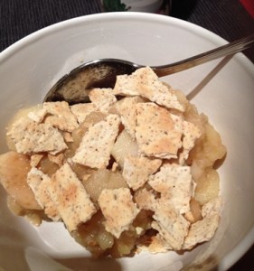 desserts - salada and apple