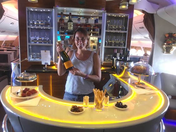 Business Class bar A380
