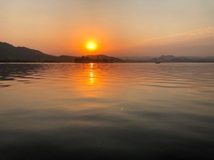 Udaipur at sunset