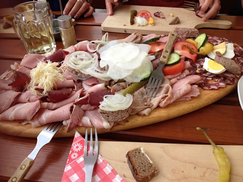 Austrian Jause platter