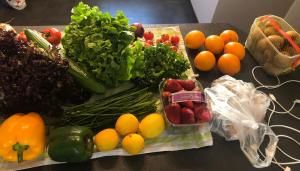 Coronavirus fruit and vegetable delivery