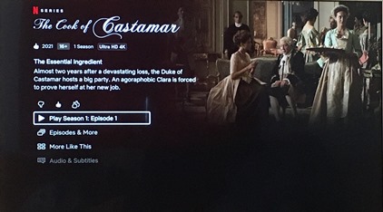 Netflix Cook of Castamar