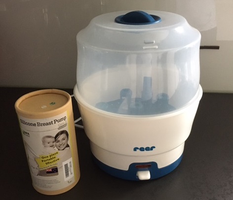 breast pumping and sanitising