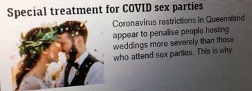 news articles - covid sex parties